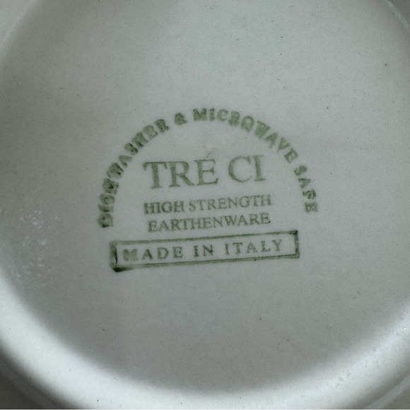 Tre Ci 8.5” High Strength Earthenware Plate Replacement - Picture 6 of 7